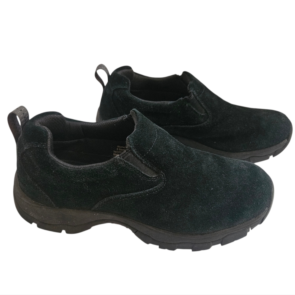 L.L.Bean Womens Slip On Moc Insulated Comfort Arctic Grip Hiking Boots Sz 8